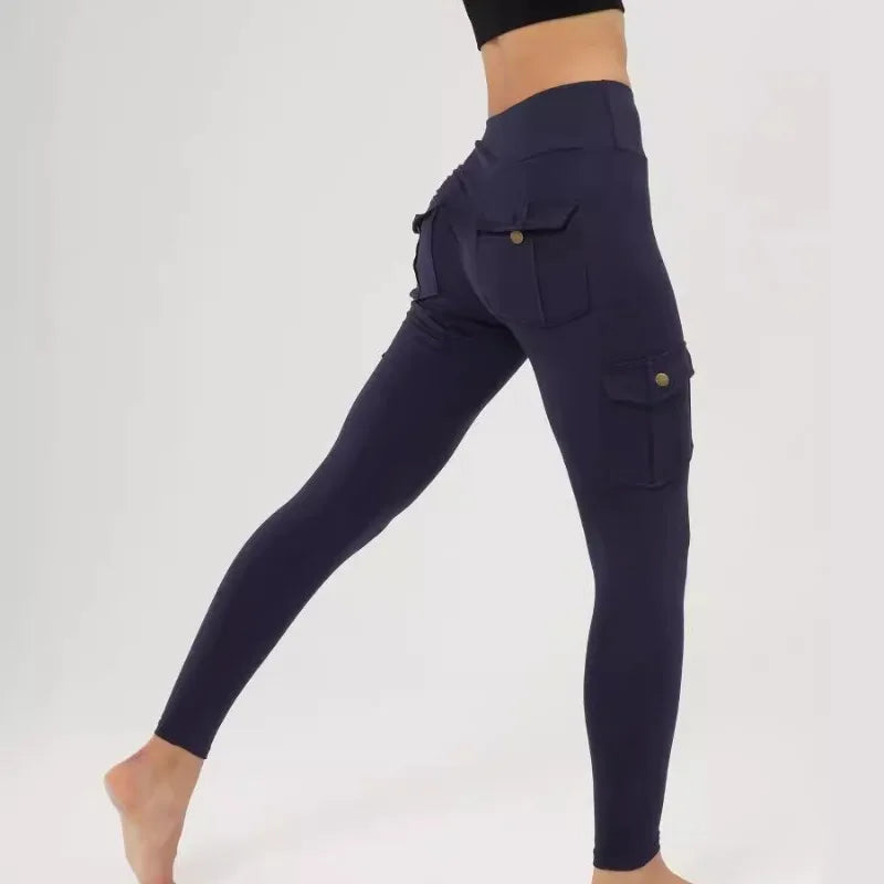 Breathable Hip-Lifting Pocket Yoga Leggings